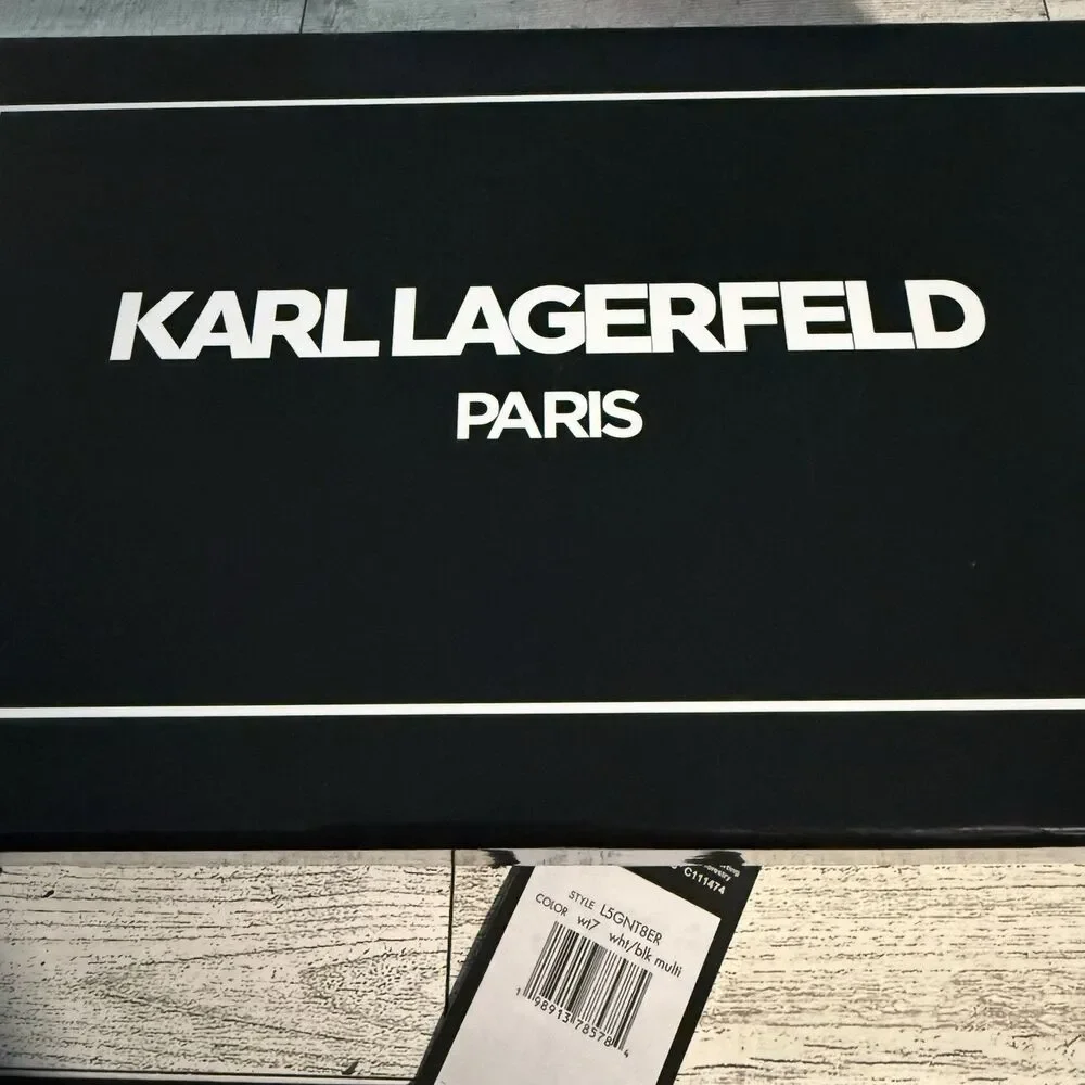 KARL LAGERFELD PARIS Shoulder Bag & Card Case 2 Piece Gift Set In Box New In Box